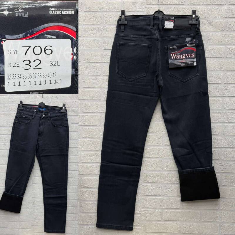 Spodnie jeansy meskie Roz 32-42, 1 Kolor Paczka 10 szt